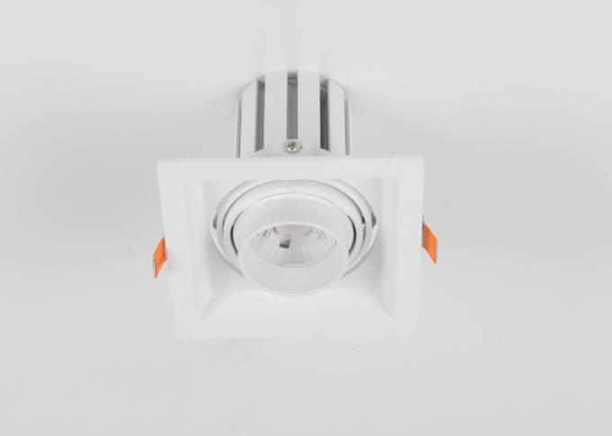 10W Aluminiumgrill Downlight des quadrat-LED mit einem Haupt-AC85 - 265V